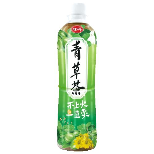 【福利品】味丹青草茶560ml(24入/箱)效期20230610(外盒破損，內容物完好)