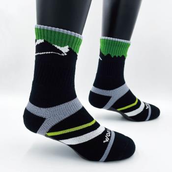 【WOAWOA】百岳系列二 能量登山襪 高筒 M/L/XL(登山襪 除臭襪 運動襪 羊毛襪 足弓襪 機能襪 登山鞋)