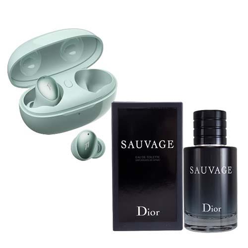成熟性感馥奇香調Dior迪奧 曠野之心男性淡香水60ML+1MORE 時尚豆藍牙耳機