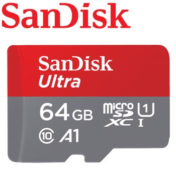 【公司貨】SanDisk 64GB 140MB/s Ultra microSDXC TF U1 A1記憶卡