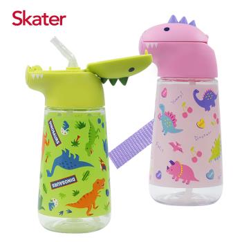 Skater 造型吸管水壺(420ml) 恐龍2支