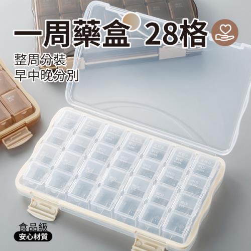 【單入】28格一周藥盒 (200g/盒) 