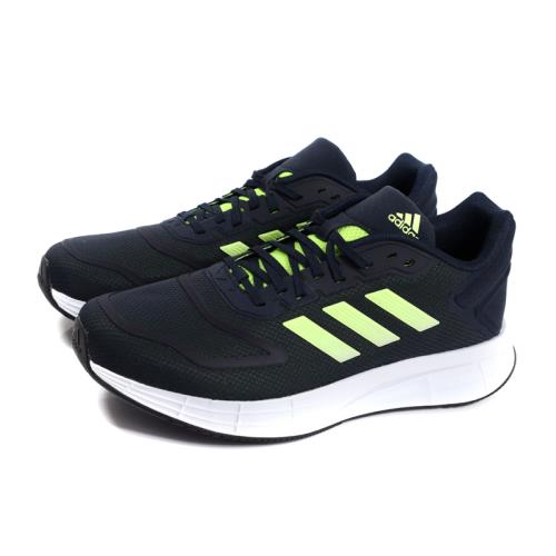 adidas DURAMO 10 運動鞋 跑鞋 黑螢光綠 男鞋 GW8337 no047