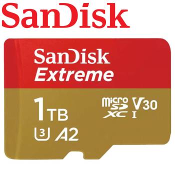 【公司貨】SanDisk 1TB 190MB/s Extreme microSDXC TF U3 V30 A2 記憶卡
