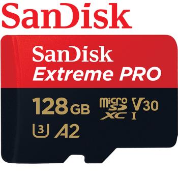 【公司貨】SanDisk 128GB 200MB/s Extreme Pro microSDXC TF U3 V30 A2 記憶卡