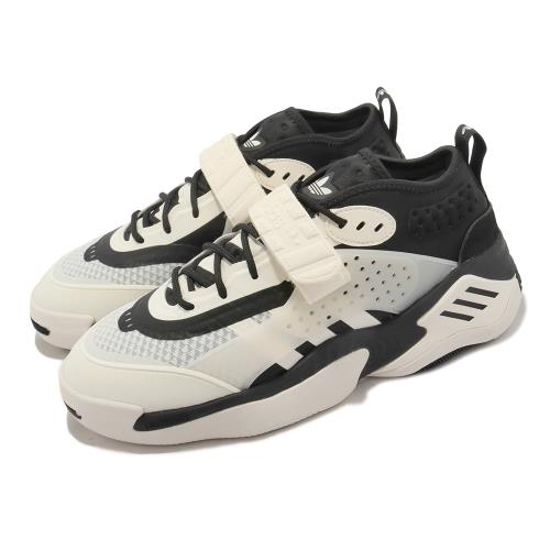 adidas 休閒鞋 Streetball III 男鞋 黑 白 魔鬼氈 復古 三葉草 愛迪達 H03522