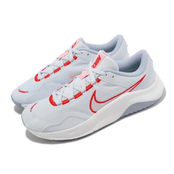 Nike 訓練鞋 Wmns Legend Essential 3 NN 女鞋 灰 粉 重訓 支撐 運動鞋 DM1119-005