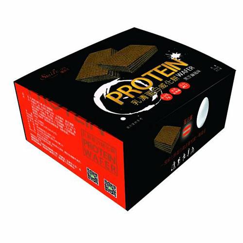 【Smile99】香酥可口的美味 乳清蛋白威化餅-黑芝麻風味(30gx6入/盒)-6盒超值