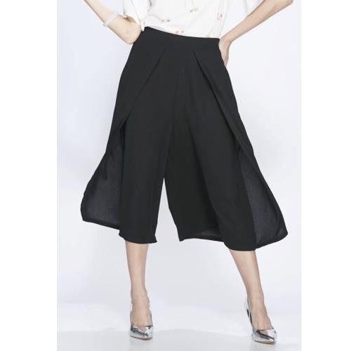 QWI多片棉麻長褲裙