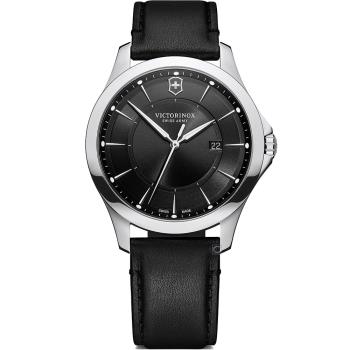 Victorinox Alliance 經典正裝時尚紳士腕錶-VISA-241904.1(套組)