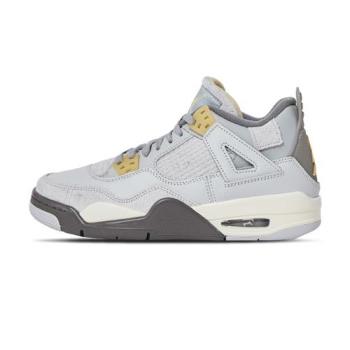 Nike Air Jordan 4 Retro Craft 大童 灰 麂皮 經典 喬丹 休閒鞋 DV2262-021