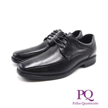 PQ(男)經典雙線輕量感減壓皮鞋 男鞋-黑色