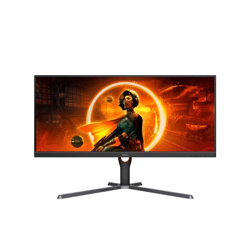 AOC U34G3M窄邊框螢幕(34型/3440x1440/21:9/HDMI/DP) 