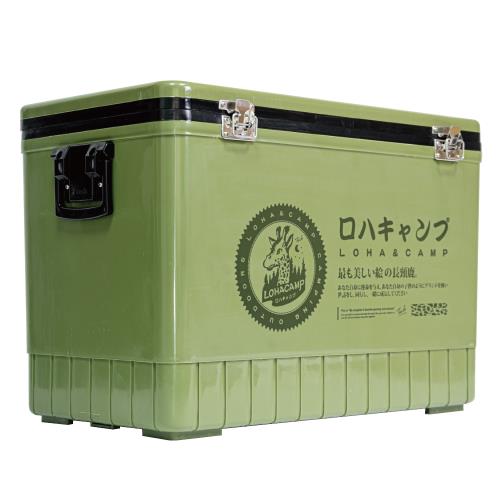 【樂活不露】36L 戶外保冰桶 攜帶式冰桶 RD-480 軍綠/沙 (露營/釣魚/旅行)