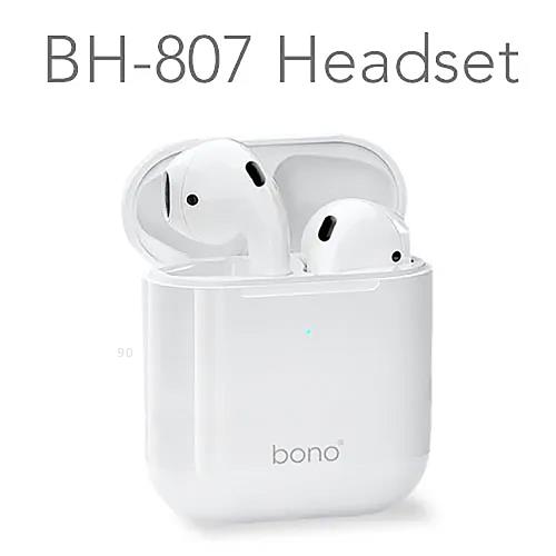 【bono】 BH-807 第二代真無線藍牙耳機 (HiFi 立體聲 TWS 藍芽 5.0 耳機)