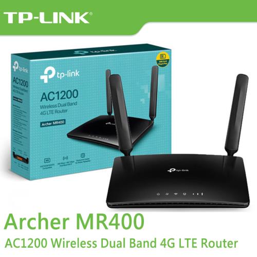TP-LINK Archer MR400 4G LTE 雙頻AC1200 Wi-Fi 5 無線路由器|TP-Link