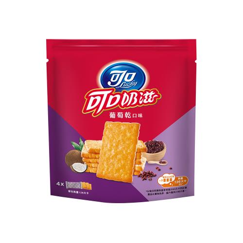 即期品【可口】可口奶滋-葡萄乾口味隨手分享包 103.2g-效期至113/2/9