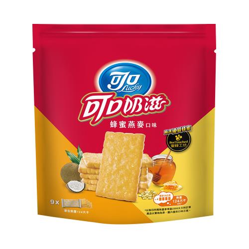【可口】可口奶滋-蜂蜜燕麥口味量販分享包 225g (內含9小包)-效期至113/3/5
