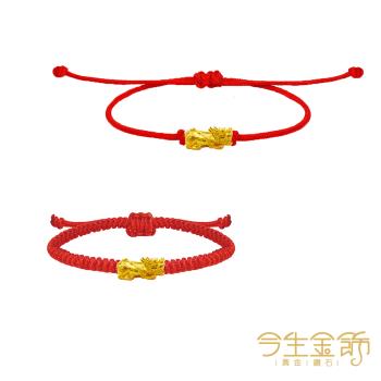 【今生金飾】迷你貔貅串珠 黃金串珠