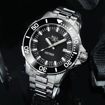 BALL 波爾 B1_DeepQUEST II系列 鈦 天文台認證1000米潛水陶瓷機械腕錶-42mm DM3002A-S3CJ-BK