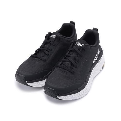 SKECHERS GO RUN MAX 2.0綁帶運動鞋 黑白 220823BKW 男鞋