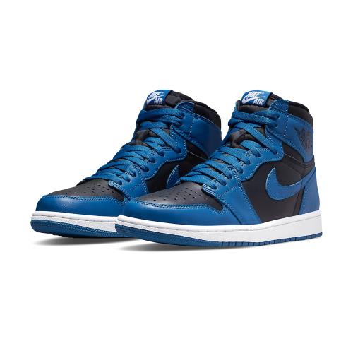 Nike Jordan 1 OG Dark Marina Blue 男黑藍經典高筒休閒鞋555088-404