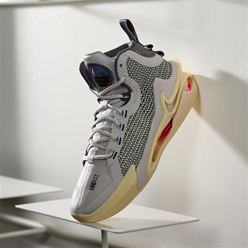 Nike Air Zoom G.T. Jump EP 男灰米白高筒包覆避震籃球鞋DC