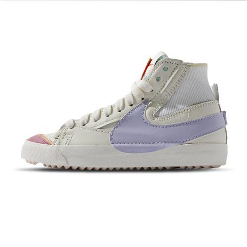 Nike Blazer Mid 77 Jumbo 男 白紫 基本款 運動 滑板 休閒鞋 DO8909-167
