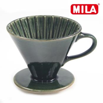 【MILA】日本製 織部燒 咖啡濾杯02-匠織部釉