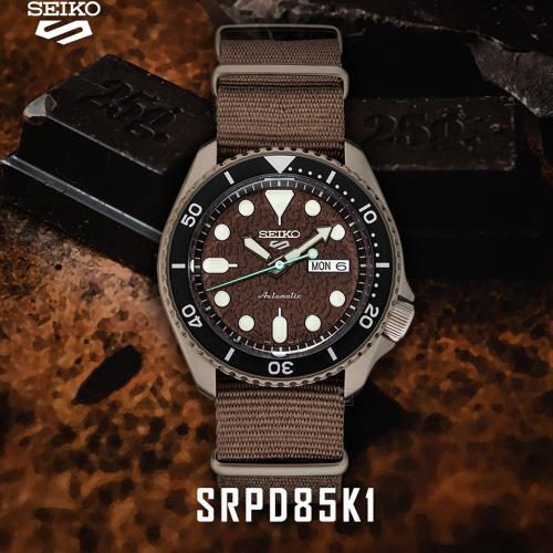SEIKO 精工 5 Sports 型男運動機械錶(4R36-07G0E/SRPD85K1)42mm