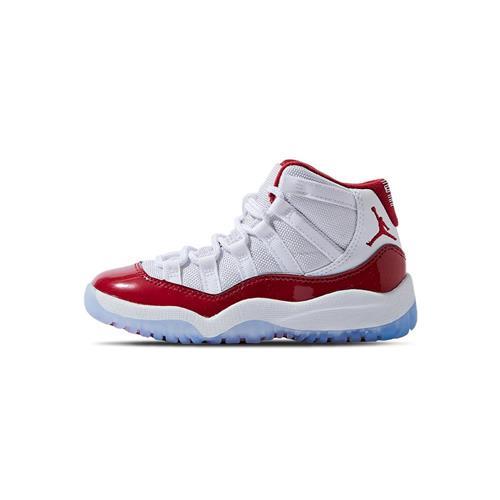 Nike Jordan 11 Retro (PS) 中童 白紅 經典 透氣 休閒 運動 籃球鞋 378039-116