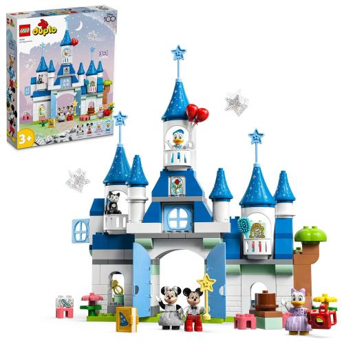 樂高 LEGO 積木 DUPLO 得寶系列 樂高×迪士尼100週年 三合一魔法城堡10998w 
