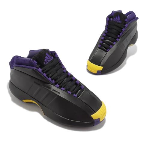 adidas 籃球鞋Crazy 1 Lakers Kobe TT 男鞋黑紫黃湖人隊柯比復刻愛迪達