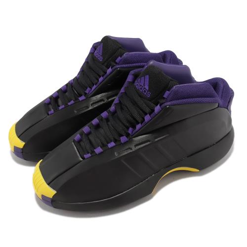 adidas 籃球鞋Crazy 1 Lakers Kobe TT 男鞋黑紫黃湖人隊柯比復刻愛迪達