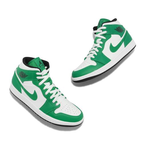 Nike Air Jordan 1 Mid Lucky Green 綠白男鞋AJ1 休閒鞋喬丹一代DQ8426