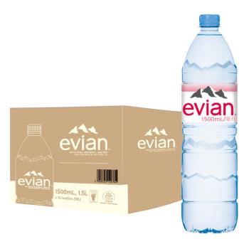 Evian天然礦泉水 1500毫升x12瓶