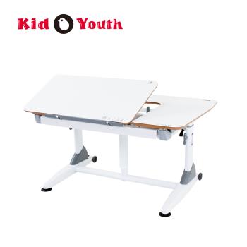 【Kid2Youth 大將作】兒童氣壓升降書桌 寬117cm G6C+S (台灣製造 使用歐洲原裝進口板材)