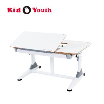 【Kid2Youth 大將作】兒童氣壓升降書桌 寬117cm G6C+S (臺灣製造 使用歐洲原裝進口板材)
