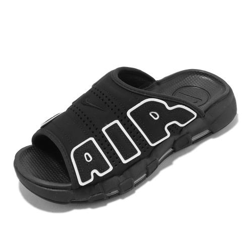 Nike 拖鞋Wmns Air More Uptempo Slide 黑白大AIR 女鞋男鞋氣墊FD5983