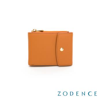 【ZODENCE 佐登司】MINA進口牛皮簡式短夾 多色任選