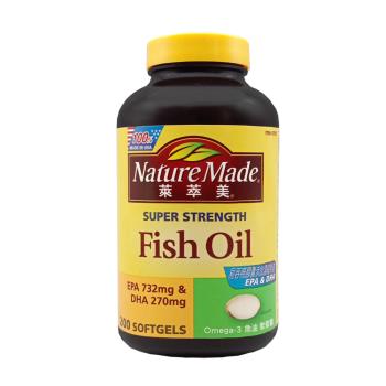 Nature Made 萊萃美 Omega-3魚油軟膠囊（200粒）
