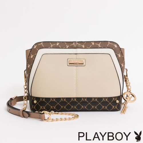 PLAYBOY - 斜背包 Brilliant系列 - 米色