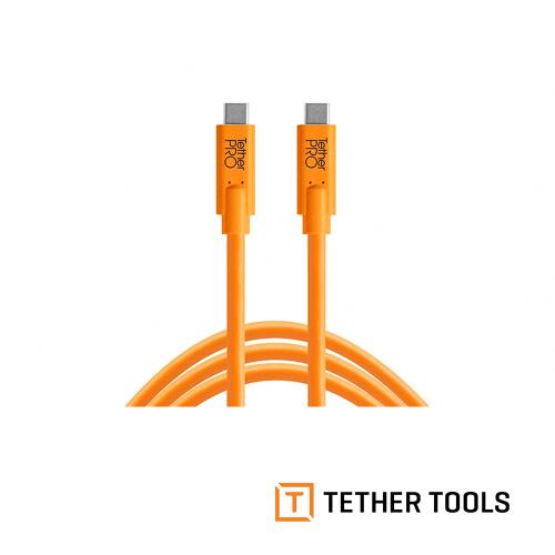 Tether Tools CUC10-ORG USB-C 到 USB-C 傳輸線-橘色 3m-公司貨