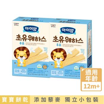 【韓國ILDONG FOODIS】 日東 藜麥威化餅-初乳牛奶 2入組