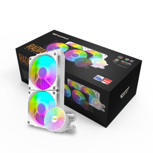 darkFlash大飛  DC 水行者 240mm一體式水冷 白(支援17xx / AM5) 