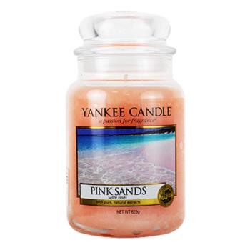 特惠組YANKEE CANDLE 香氛蠟燭-粉紅沙灘(623g)*1+(104g)*2