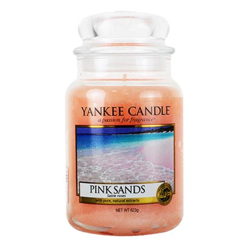 特惠組YANKEE CANDLE 香氛蠟燭-粉紅沙灘(623g)*1+(104g)*2