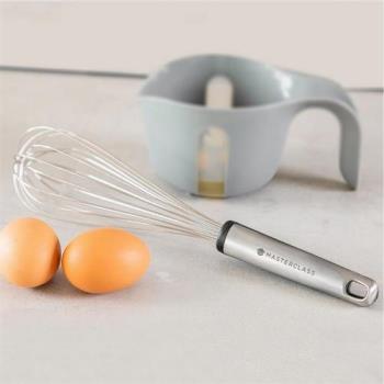《MasterClass》SoftGrip不鏽鋼打蛋器(黑30cm)