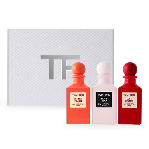 TOM FORD 私人調香系列迷你珍藏禮盒[失落櫻桃+禁忌玫瑰+蜜桃狂想