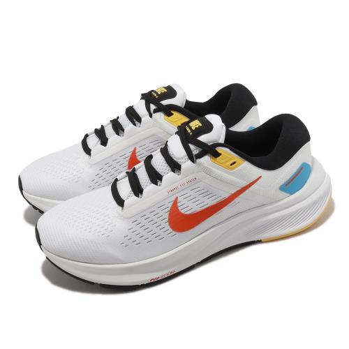 Nike 慢跑鞋 Wmns Air Zoom Structure 24 女鞋 白 紅 透氣 運動鞋 DA8570-107